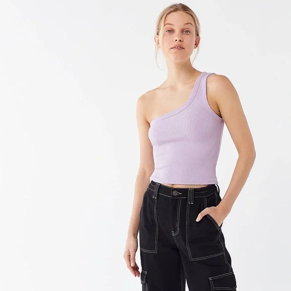 Urban Outfitters Ribbed One Shoulder Tank - Picture 3 of 4